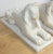 Pair of 19th Century Grand Tour Hand-Carved Marble Sphinx Sculptures For Sale - Image 4 of 12