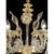 Imperial Italian Ca Rezzonico with Gold Flowers and Leaves Murano Glass For Sale - Image 4 of 5