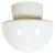 Vintage White Porcelain Ceiling Light, 1970s For Sale - Image 13 of 13