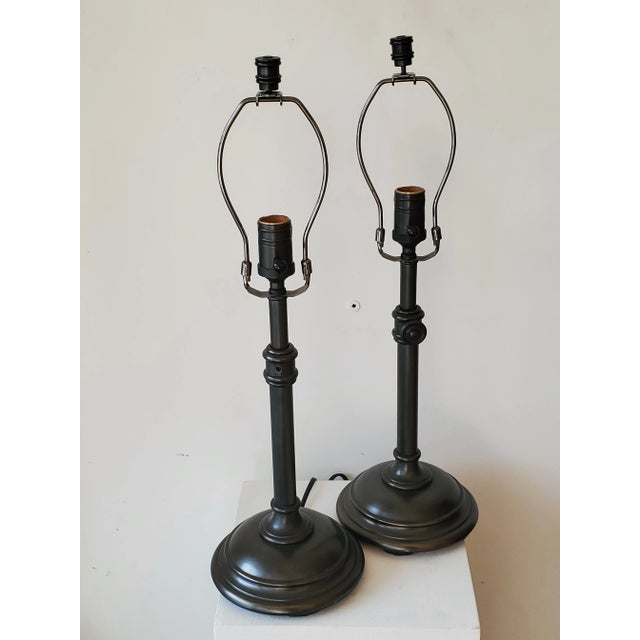 Transitional Pottery Barn Chelsea Table Lamps - a Pair For Sale - Image 3 of 10