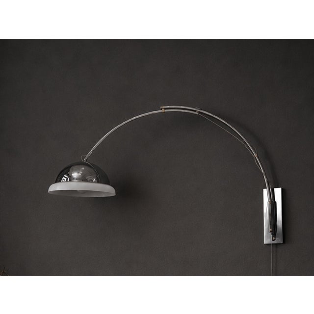 Telescopic Wall Lamp in Steel and Opaline Acrylic by Goffredo Reggiani for Reggiani, Italy, 1960s For Sale - Image 6 of 15