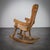 1970s Brutalist Oak Rocking Chair by De Puydt, 1970s For Sale - Image 5 of 9