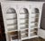 1990s 1990s Pulaski White Neoclassical Two-Piece Bookcase Unit For Sale - Image 5 of 10