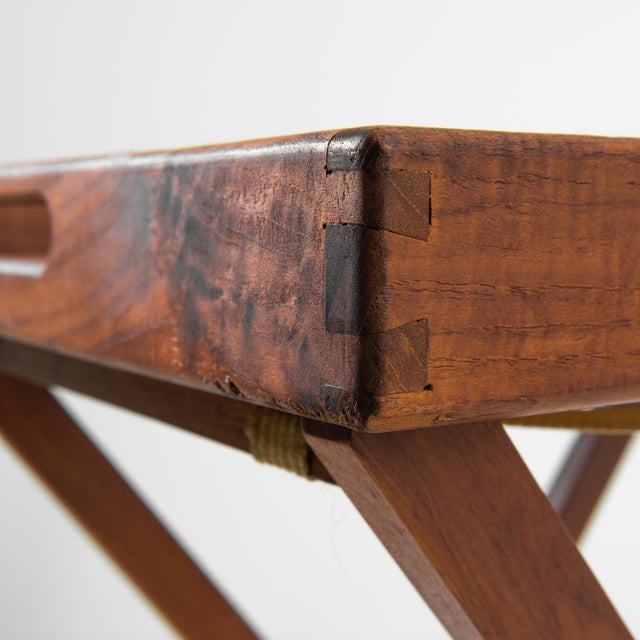 Vintage Scandinavian Teak Tray Table Chairish