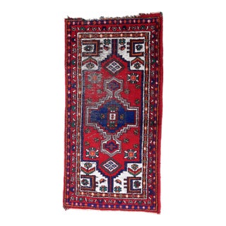 1970s, Handmade Vintage Persian Hamadan Rug 3' X 6' For Sale
