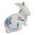Tiffany & Co Sintra Rabbit Bunny Figure Features Hand-Painted Flowers Vintage Porcelain For Sale