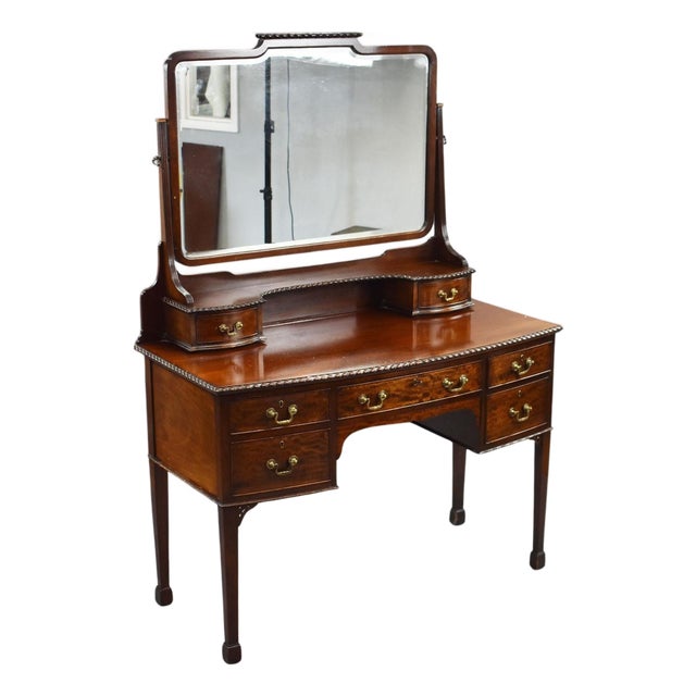 Edwardian Mahogany Dressing Table, 1900 For Sale