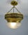 Art Nouveau Ceiling Lamp in Polished Brass, in Flawless conditions. Designed 1890 to 1919 Up to 250V (Europe/UK...