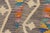 Gray Rustic Kilim Gray Beige Hand-Woven Wool Rug 2'0'' X 2'11'' For Sale - Image 8 of 9