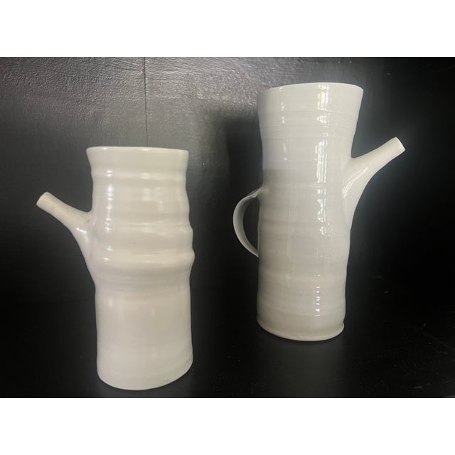 1970s James (Jim) Makins Studio Art Porcelain Still Life Grouping - 5 Pieces For Sale - Image 4 of 8