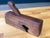 Late 19th Century Antique Handcrafted Wood Plane 9.5 Inches Long With a Forged Steel Cutting Blade For Sale - Image 5 of 10
