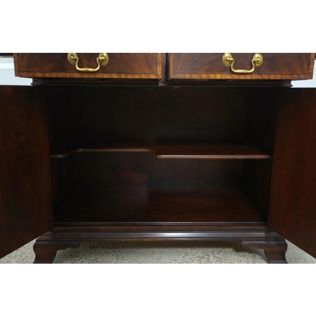 Henredon Aston Court Mahogany Flip Top Server For Sale In Philadelphia - Image 6 of 18