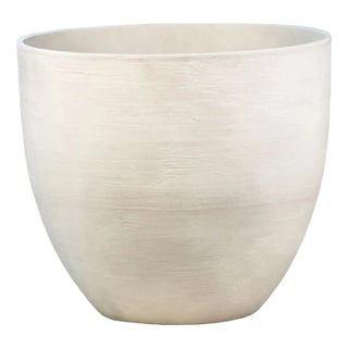 White Composite Planter Pot Large For Sale