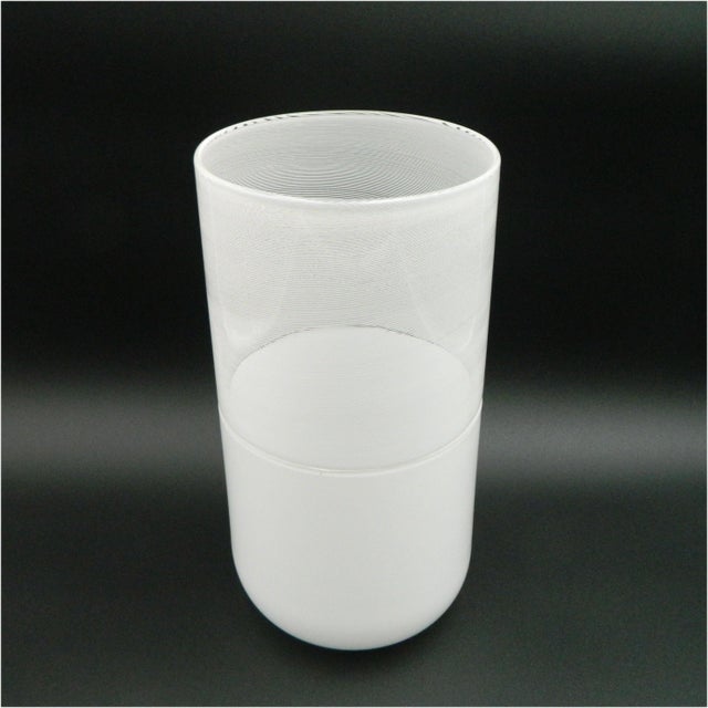 Vintage Glass Vase by Tapio Wirkkala for Venini, 1990 For Sale - Image 6 of 11