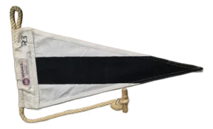 Nautical Signal Pennant in Shadowbox Frame
