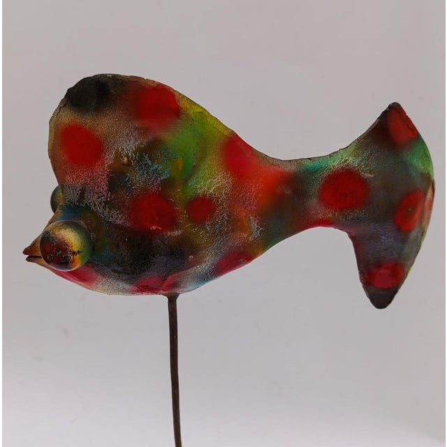 Metal Fish Sculpture by Giovanni Tamburelli, 2000s For Sale - Image 4 of 10