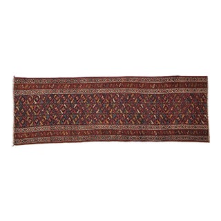 1920s Antique Halvayi Bijar Runner For Sale