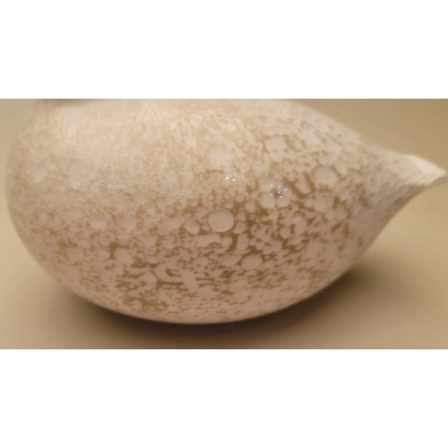 Glass Late 20th Century Hand Blown Art Glass Bird Sculpture For Sale - Image 7 of 11