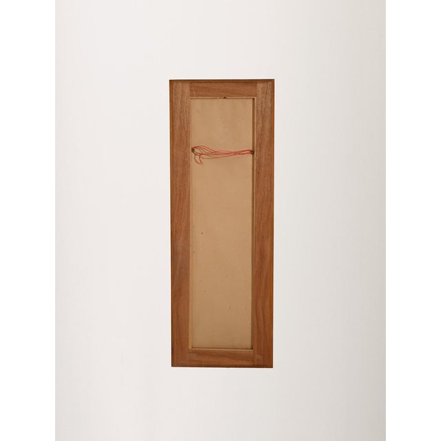 Scandinavian Mahogany Wall Mirror, 1950s For Sale - Image 6 of 7