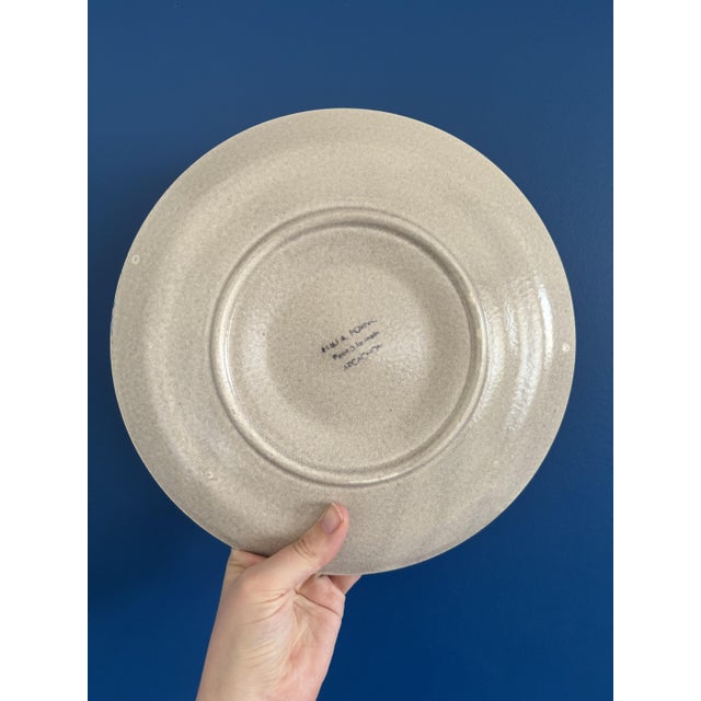 Vintage Ceramic Oyster Plates, France, Set of 6 For Sale - Image 3 of 6