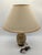 Hollywood Regency Pineapple Table Lamp in Brass with Linen Shades from Maison Le Dauphin, France, 1970s For Sale - Image 10 of 18
