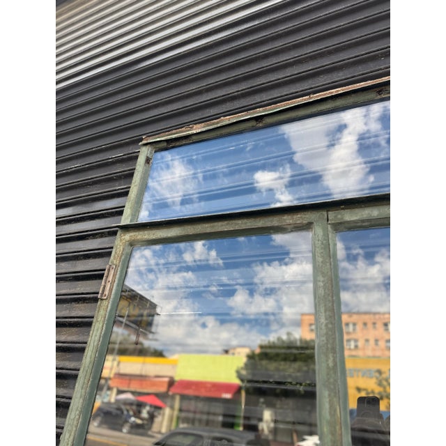 Authentic 1936 Art Deco Metal French Doors From the Harold S. Anderson Estate, Bel Air For Sale - Image 11 of 12