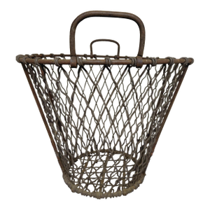 Antique Industrial Wire Basket