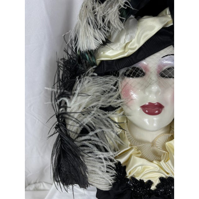 1990s Claudia Cohen “Gabrielle” Third Edition Ceramic Face Mask, Signed & Numbered 849/1500 For Sale - Image 4 of 9
