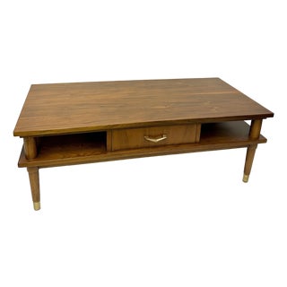 1950s Vintage Rectangular Cocktail Table by Drexel Furniture For Sale