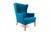 Wood Set of 20th Century Wingback Armchair with Ottoman, Denmark, 1950s For Sale - Image 7 of 16