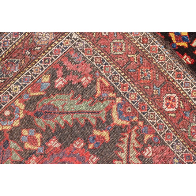 Antique Caucasian Karabagh Gallery Rug-3'10 X 12'10 For Sale - Image 12 of 13