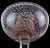 Mid 20th Century Vintage Murano Archimede Seguso 1952 Purple White Merletto Ribbons Italian Art Glass Candlestick For Sale - Image 5 of 8