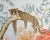 Hand‑Painted Whimsical Tropical Safari Chinoiserie Wall Mural For Sale - Image 6 of 7