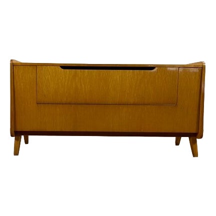 Vintage Gold Dresser by Tatra Nabytok, 1960 For Sale