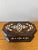 English Vintage Wood and Mother of Pearl Trinket Box For Sale - Image 3 of 10
