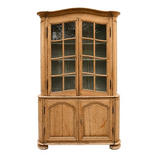 18th Century Two-Part Oak Cabinet, Northern France, 1770 For Sale