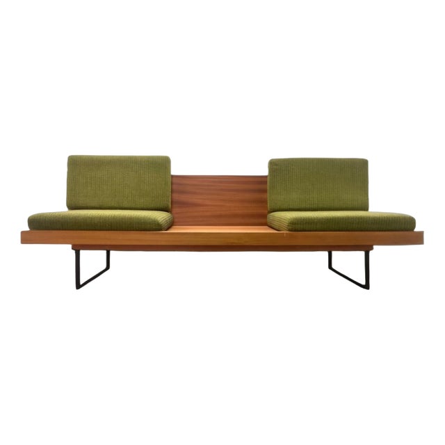 Mahogany Daybed Sofa by Drevotár, 1970s For Sale