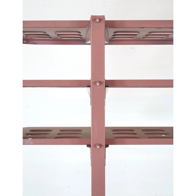 Vintage Industrial Steel Gingher Commercial Coat Rack For Sale - Image 12 of 12