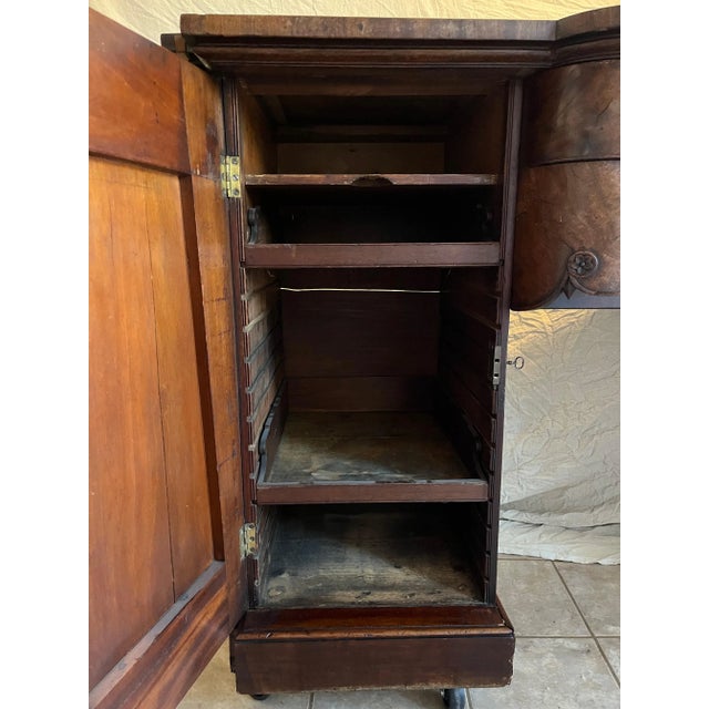 Antique Mahogany Sideboard Buffet For Sale - Image 15 of 17