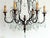 Metal, Wood and Murano Glass Fruit 6-Light Chandelier, 1920s For Sale - Image 3 of 12