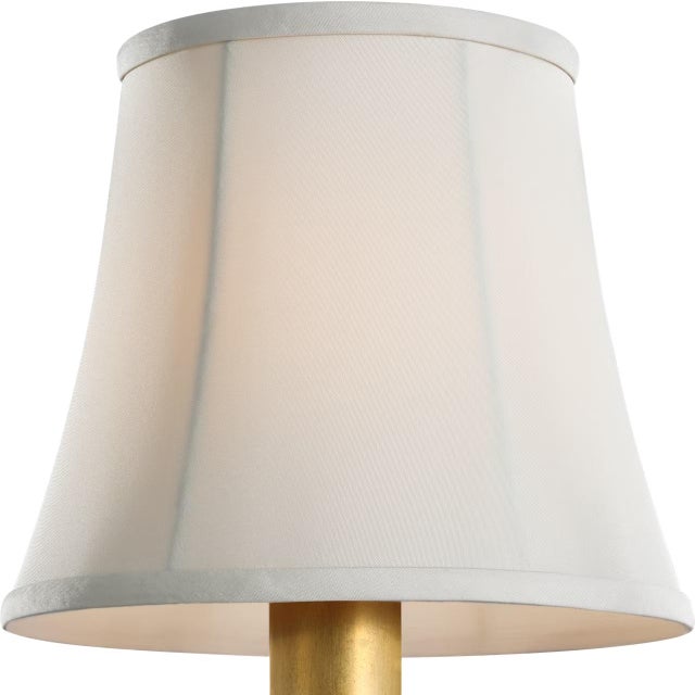 Transitional Visual Comfort Signature 6" Champagne Silk Soft Empire Shade For Sale - Image 3 of 3