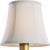 Transitional Visual Comfort Signature 6" Champagne Silk Soft Empire Shade For Sale - Image 3 of 3
