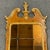 Vintage Italian Regency Empire Large Scale Burl Wood and Gilt Wall Mirror For Sale - Image 4 of 11