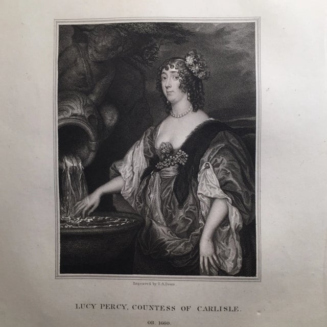 1826 Antique English Aristocratic Prints - A Pair For Sale - Image 4 of 6