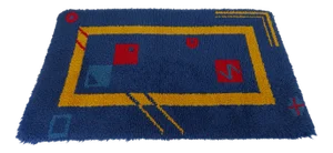 Vintage Wool Runner Rug, 1970s