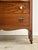 Wood Antique Oak Serpentine Chest With Original Casters and Brass Hardware For Sale - Image 7 of 17