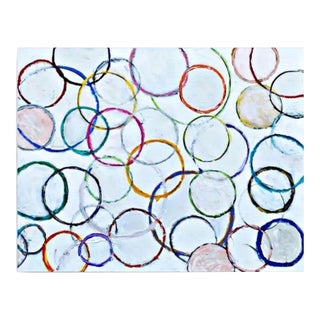 "Aggregate #20" Contemporary Abstract Mixed-Media Painting by G. Campbell Lyman For Sale