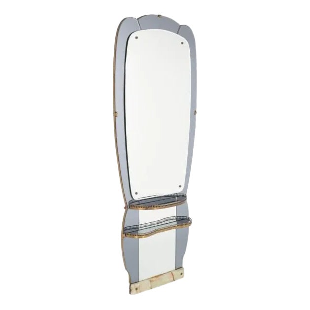 Mid-Century Modern Italian Mirror from Crystal Art, 1960s For Sale