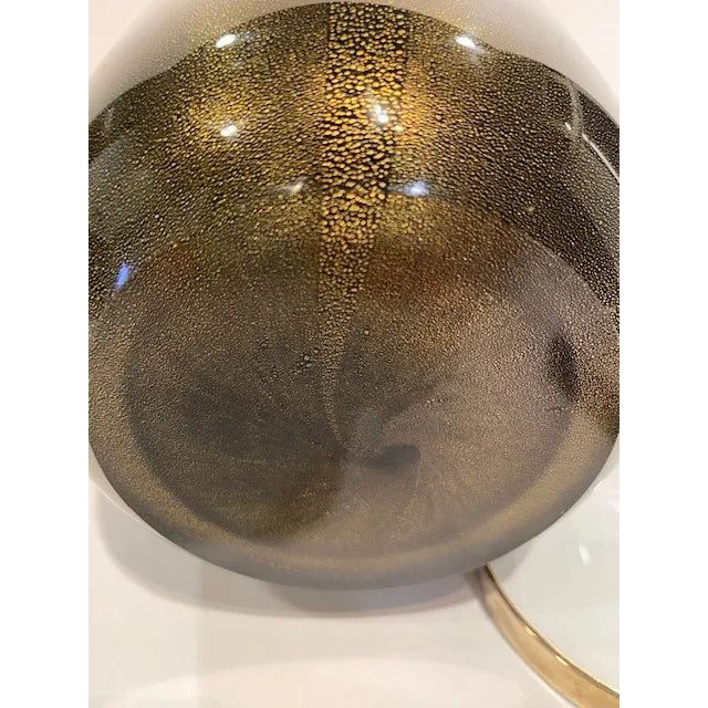 Black Seguso "Anse Valente" Amphora Vase in Black Amethyst With Gold Inclusions For Sale - Image 8 of 11