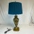 Vintage Hollywood Regency Winged Nike Greek Goddess Brass Table Lamp, New Pleated Shade. For Sale - Image 9 of 12